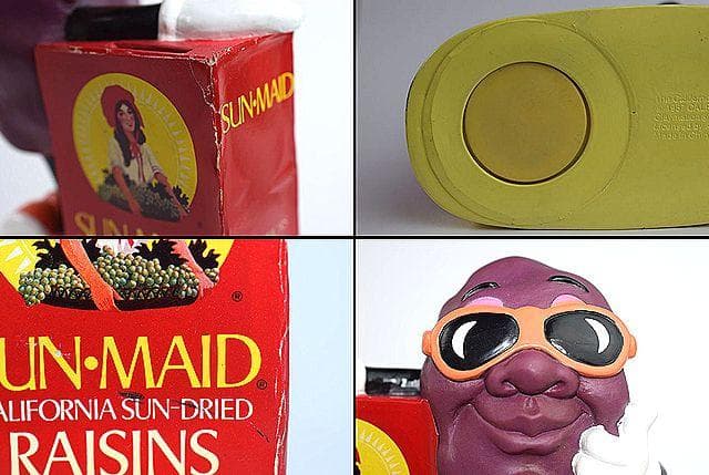 1980’s カリフォルニアレーズン ソフビ 貯金箱 アドバタイジング PVC