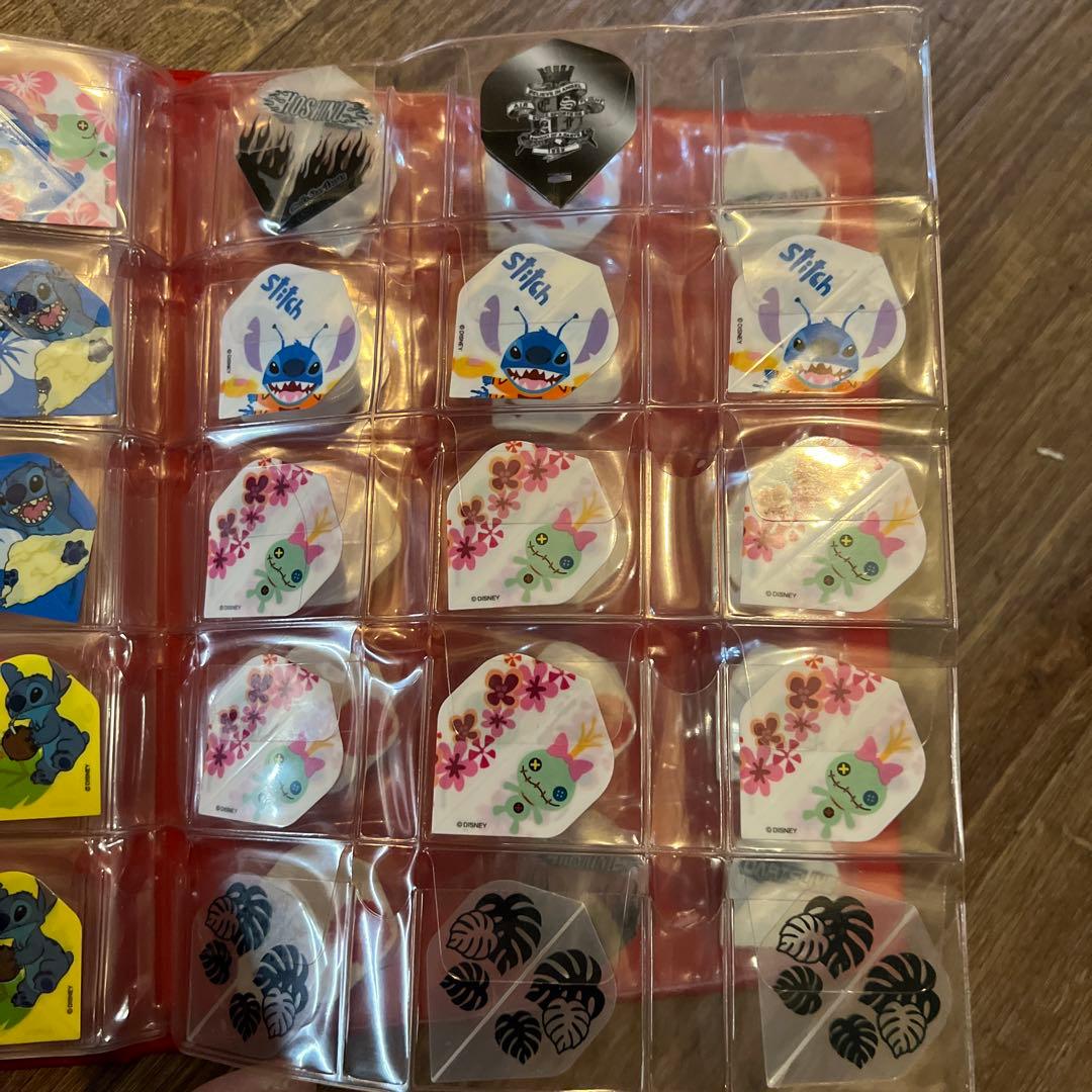 ダーツフライトセット 赤い収納ケース付き