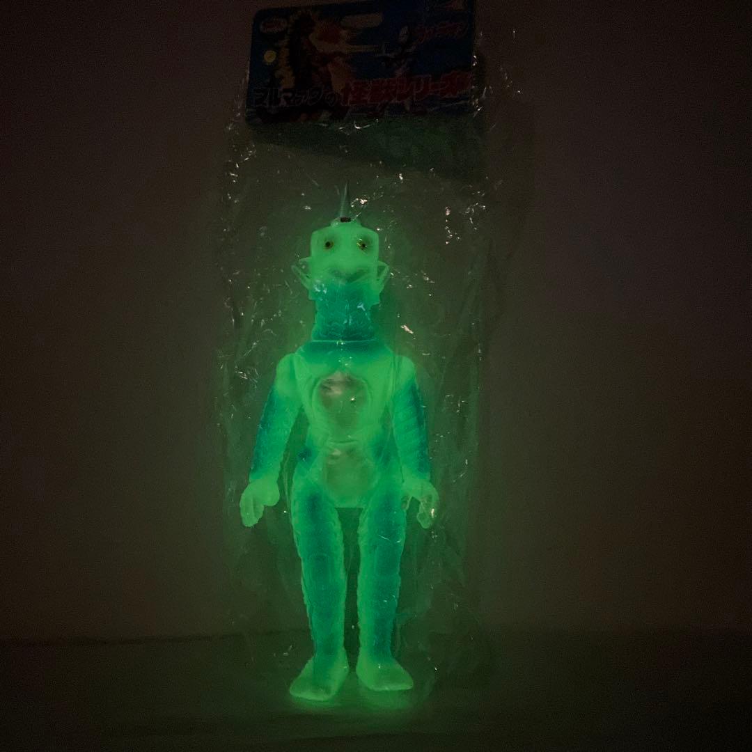 ウインダム　新復刻怪獣シリーズ ポピー　蓄光版　ソフビ　ブルマァク 37cm