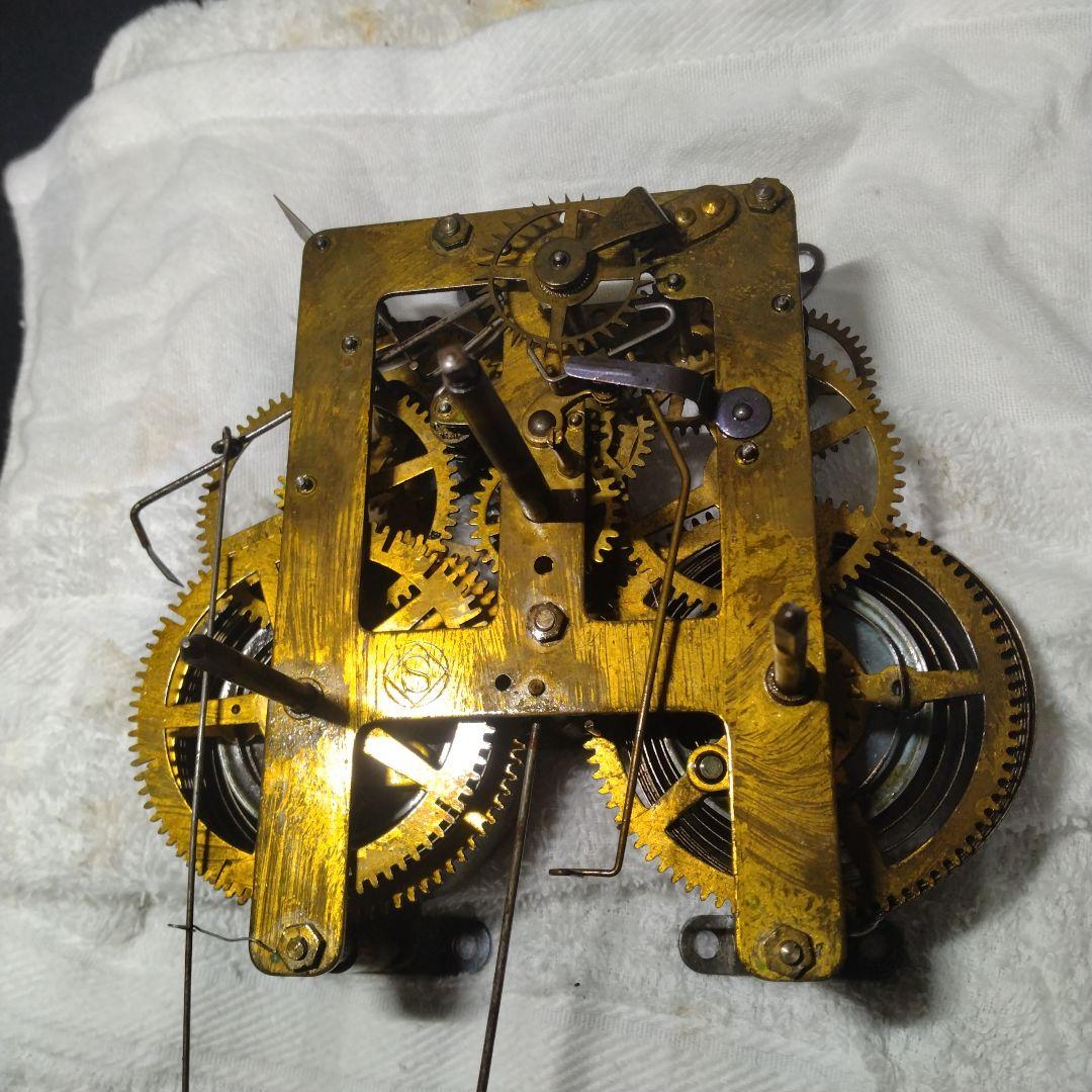 超美品動作品！分解簡易整備済！精工舎 八角振り子時計 良品ヴィンテージ掛時計
