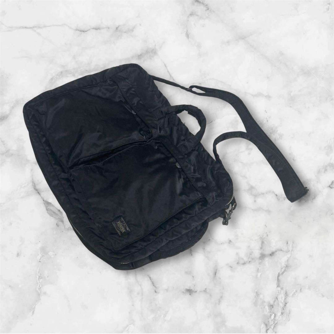 美品PORTER / ポーターTANKER（タンカー）3WAY ブリーフケース黒