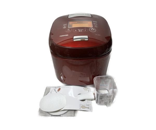 東芝 RC-18VRK-R(グランレッド) 鍛造かまど銅釜 真空IH炊飯器