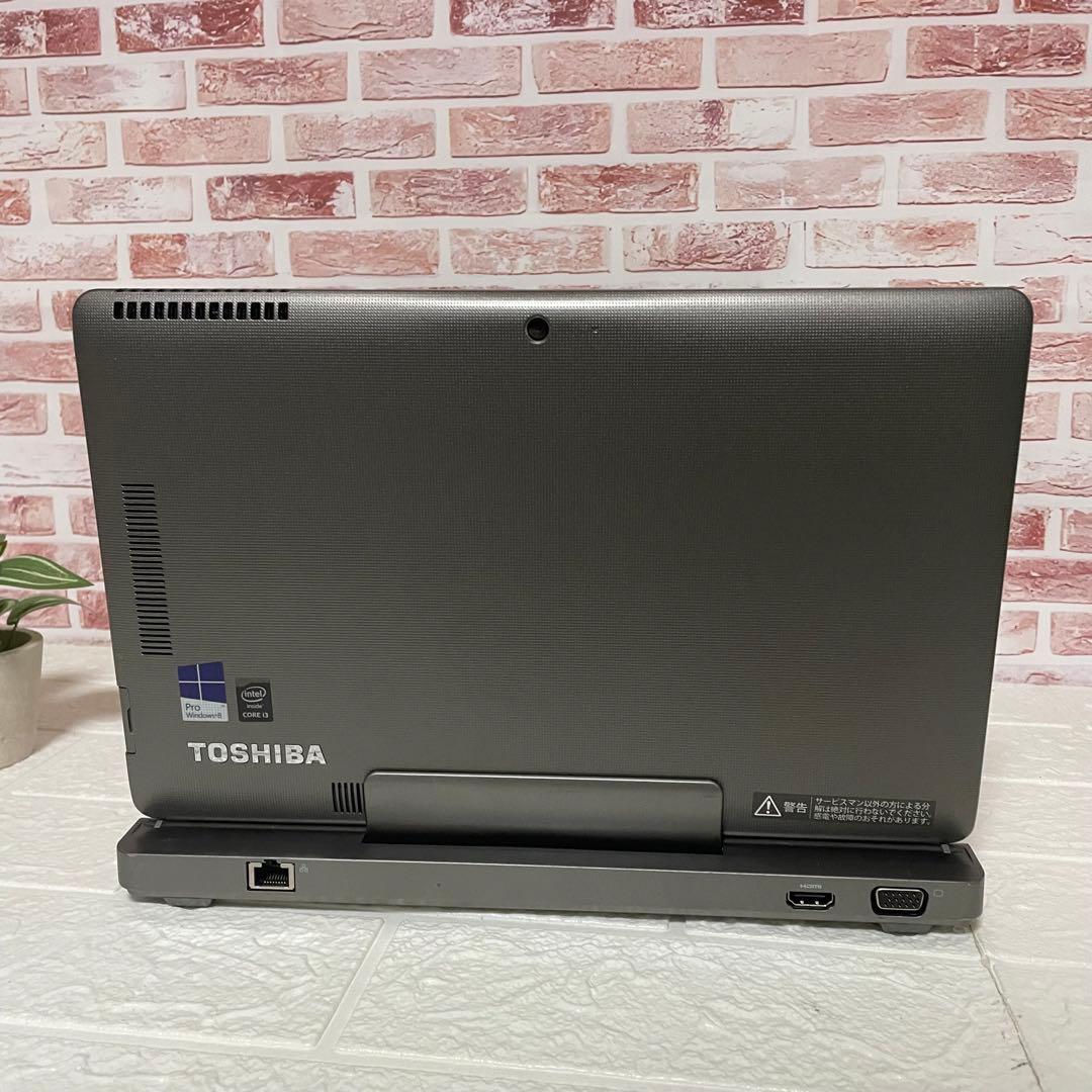 ★タブレット美品東芝パソコンSSD128GB★V714/K ノートPC152