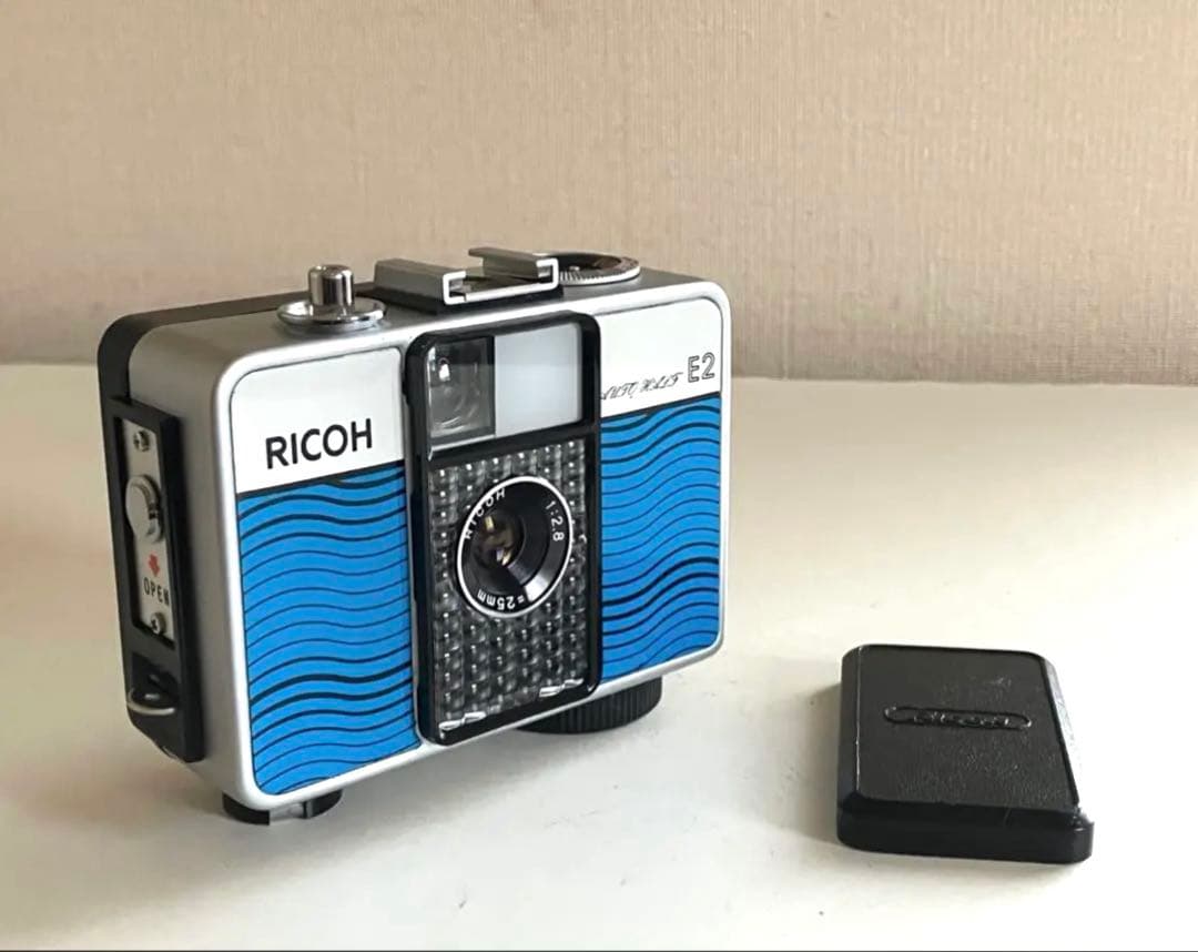 RICOH AUTO HALF E2 オートハーフ希少色　ラインブルー　超美品