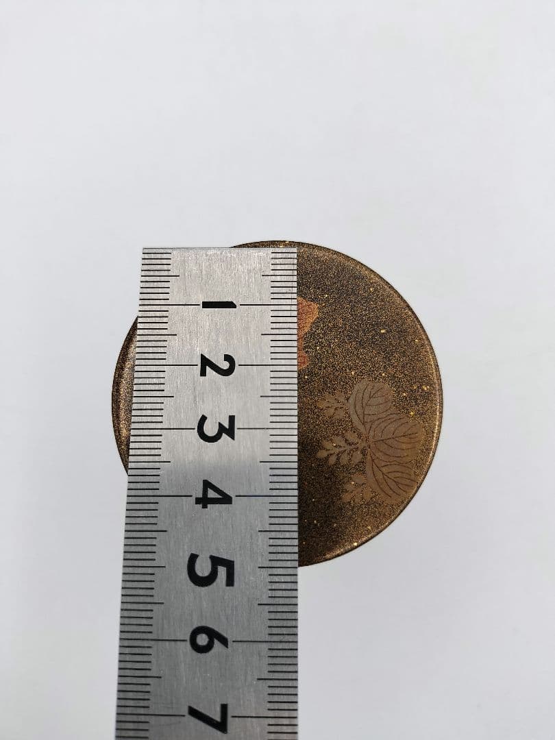 b845【新品・未使用】菊桐　細中次 内梨子地 輪島　清香 木箱 茶道