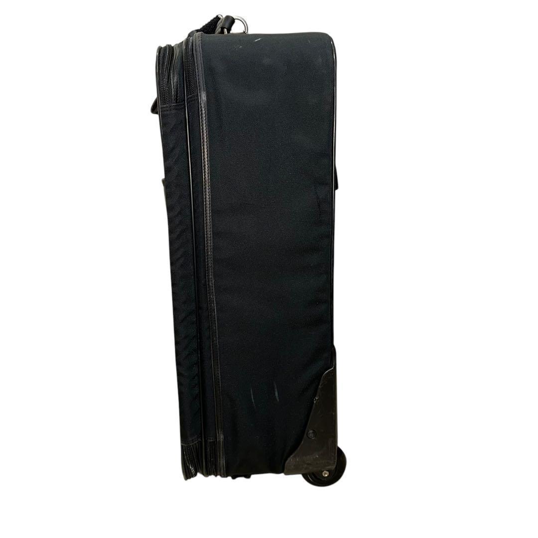 美品　COACH　095　キャリーバッグ　スーツバッグ　ブラック　PVC　レザー