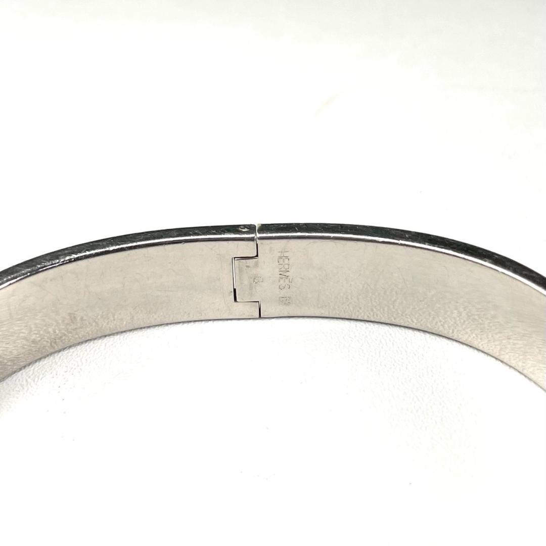 良品 HERMES 名作 クリックH シルバー ブレスレット