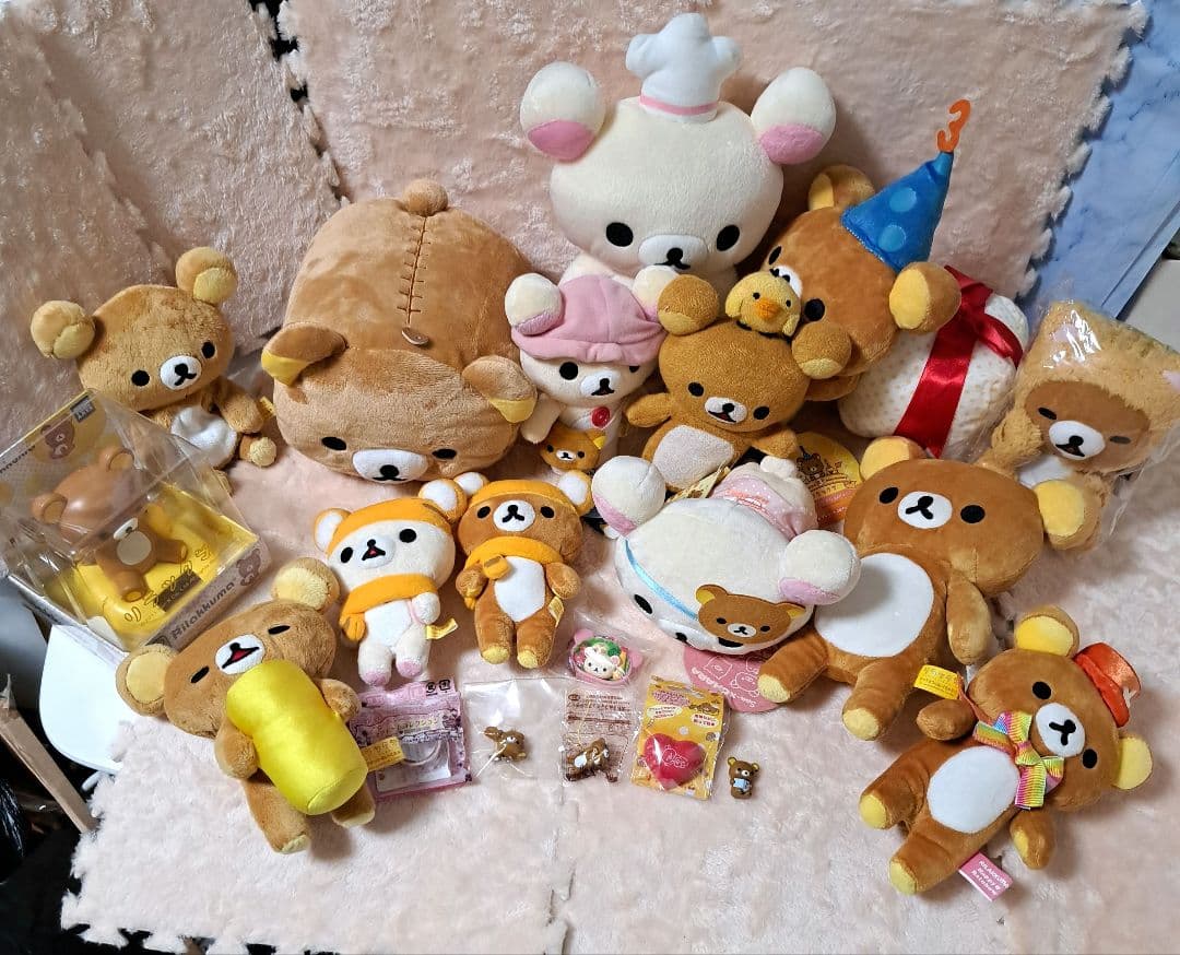 レア♪ リラックマ ぬいぐるみ、暖簾、クッション、雑貨６５点以上