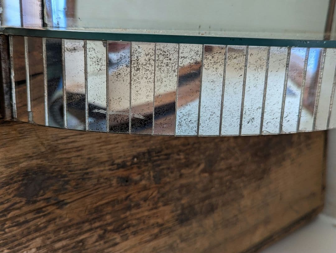 【昭和レトロ】【希少】鏡 陳列棚 ミラー ショーウィンドウ