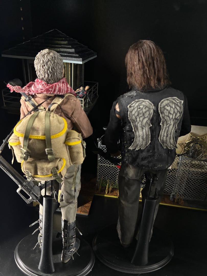 ウォーキングデッド　ダリル　キャロル　2体セット　　1/6カスタムフィギュア