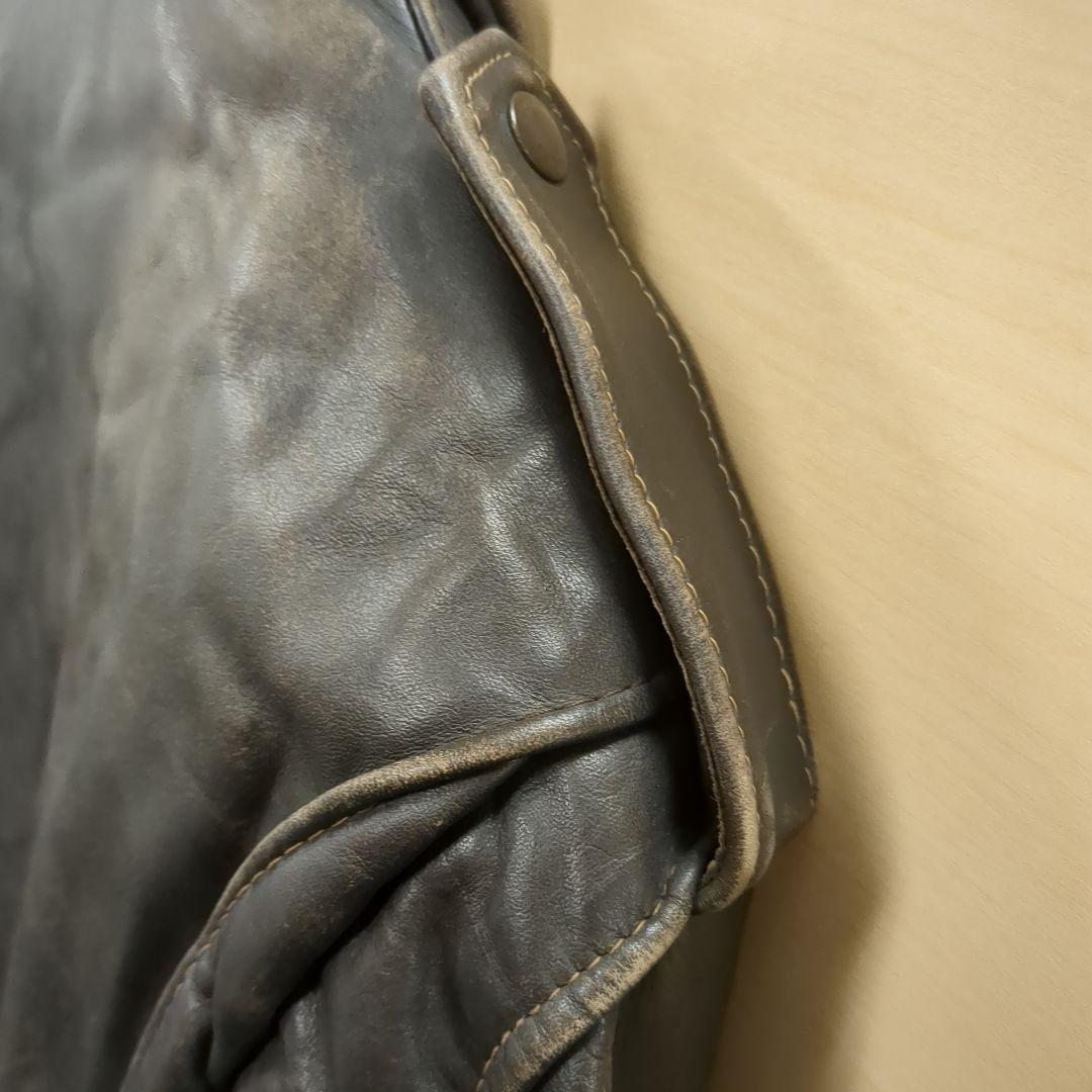 schott 184sm g-1 42 usa製 ブラウン レザージャケット