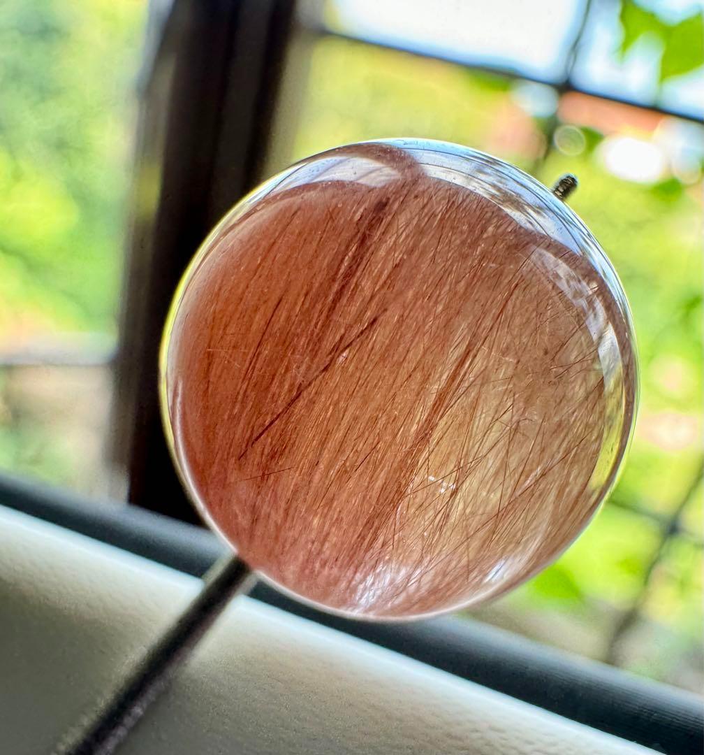 【粒売り】① ②お纏め ピンク ホワイトモカ バイカラー サゲニティッククォーツ