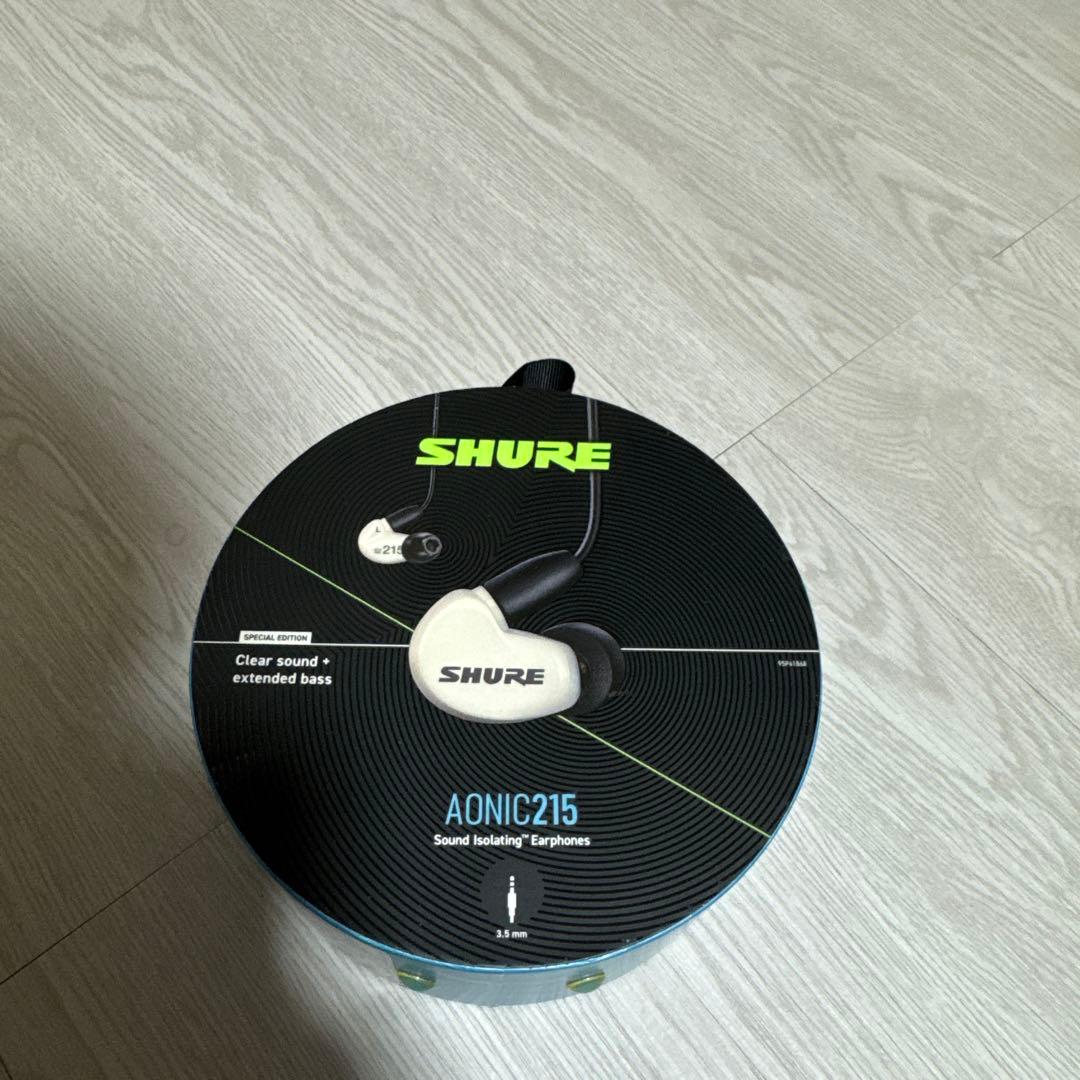 SHURE シュア イヤホン AONIC 215 ホワイト