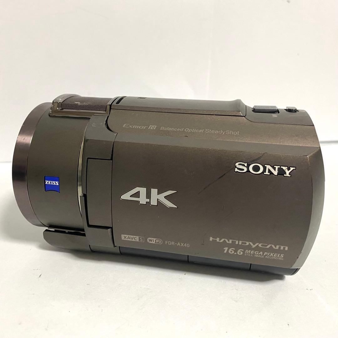 ソニー SONY ビデオカメラ FDR-AX40 4K 訳あり