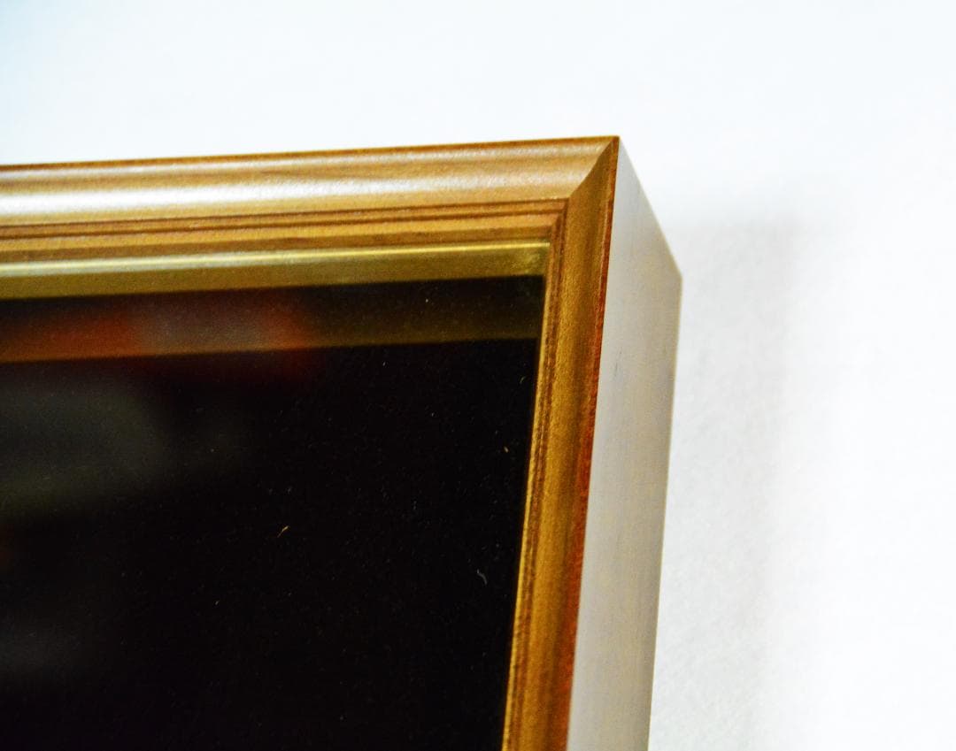 【貴重】人間国宝　加藤卓男　桔梗紋陶額　M259