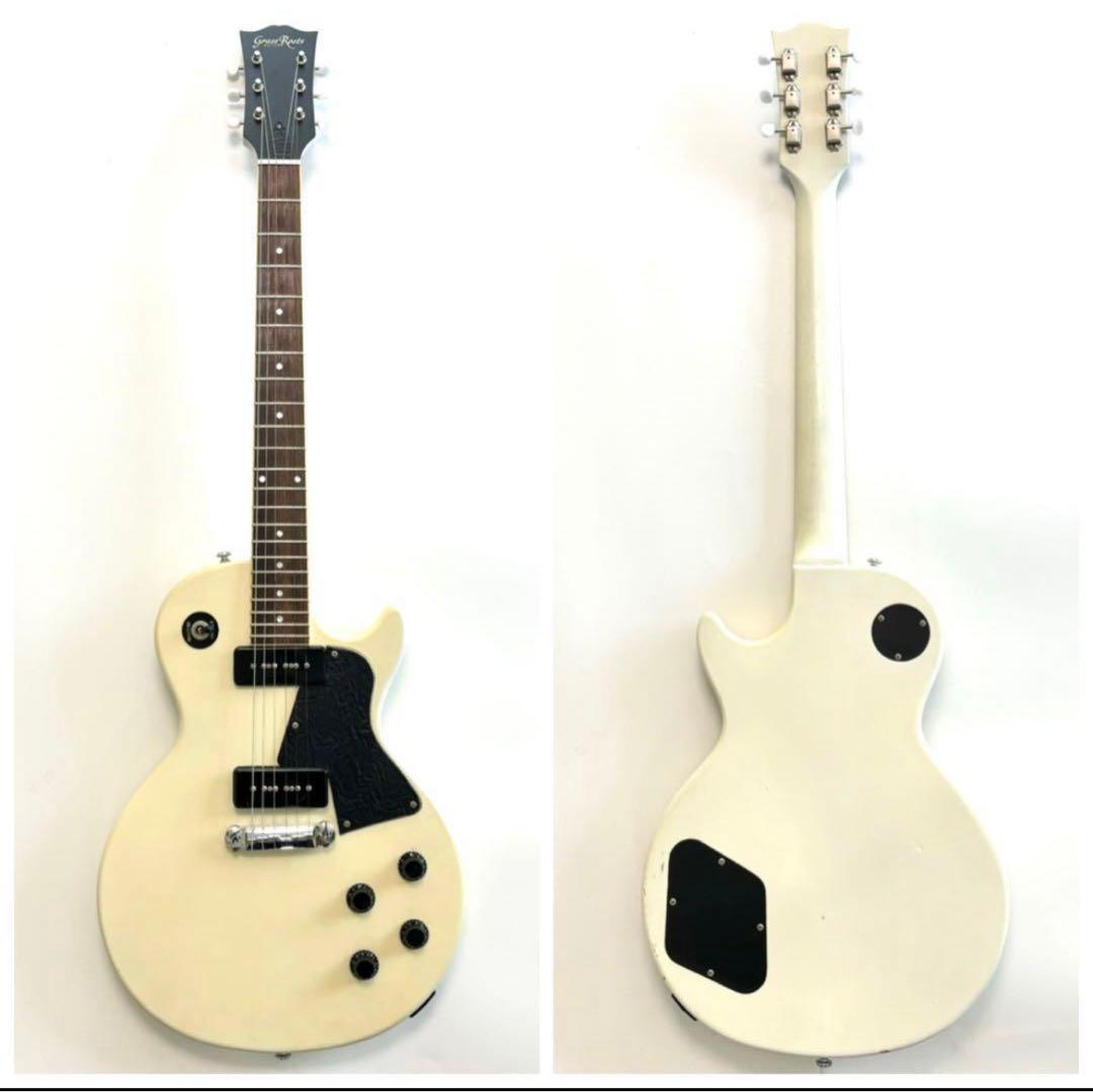 【レザー製ピックガード】grassroots レスポールスペシャル　P90 軽量