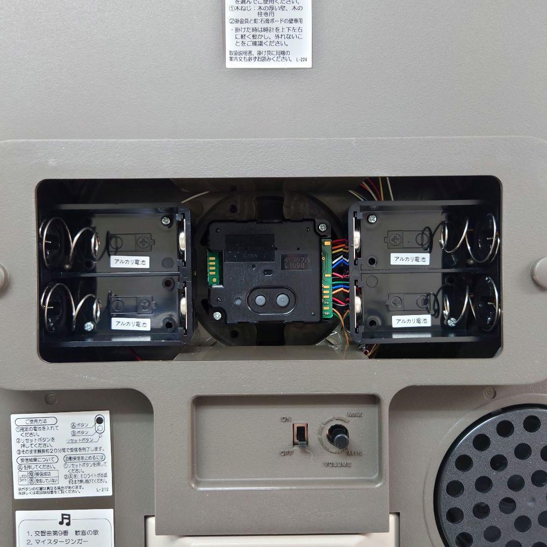 M1220A1 未使用★SEIKO 電波クロック RE562H 動作確認済み