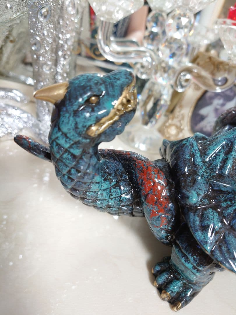 風水　玄武　置物