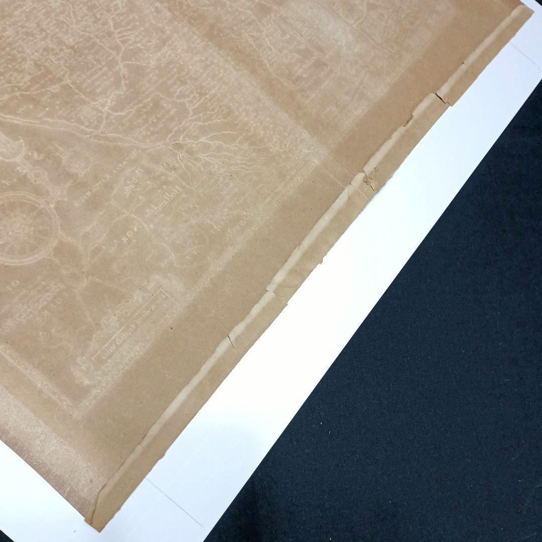 大型作品　西洋古地図　1676年 J. Speed「Lyncolne」