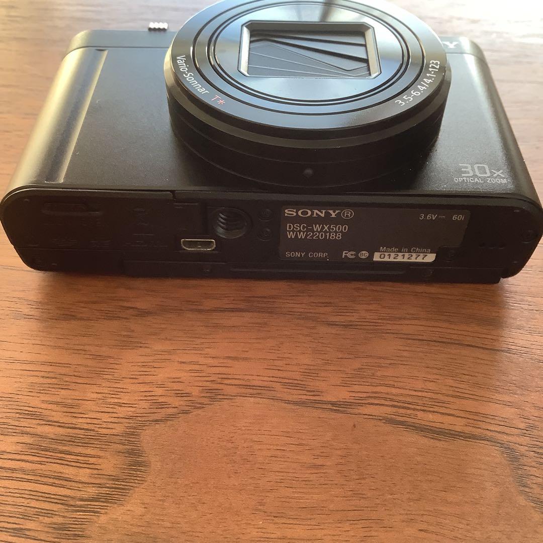 美品　Sony サイバーショットDSC-WX500 三脚・カメラケース付き