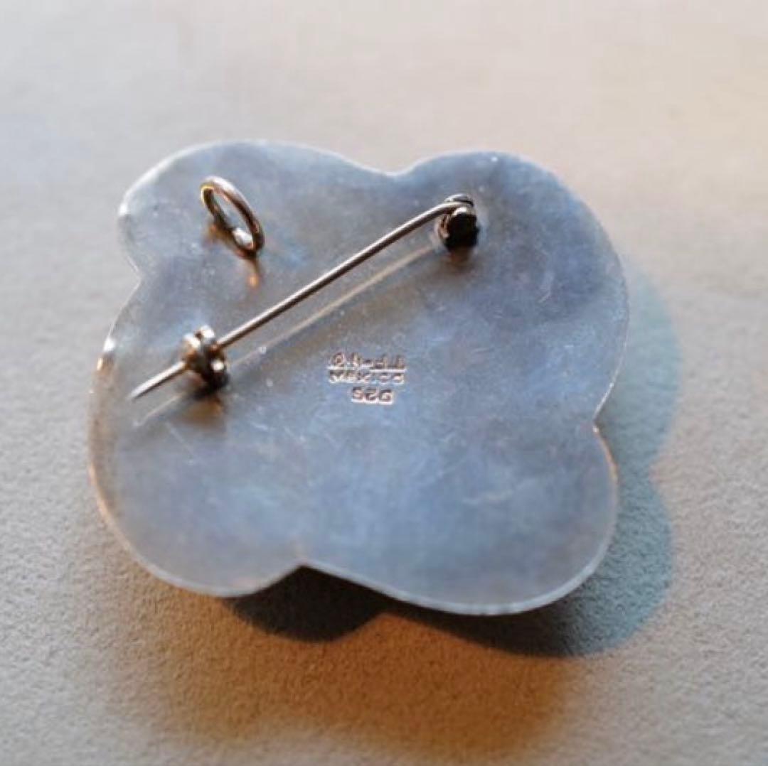 ヴィンテージ　メキシコ　シルバー　925 ブローチ　ペンダントトップ