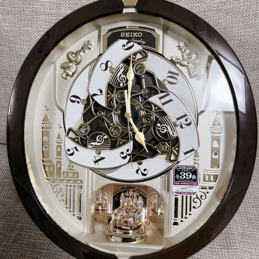 美品✨セイコークロック からくり掛け時計 正時パフォーマンス＆メロディセレクト