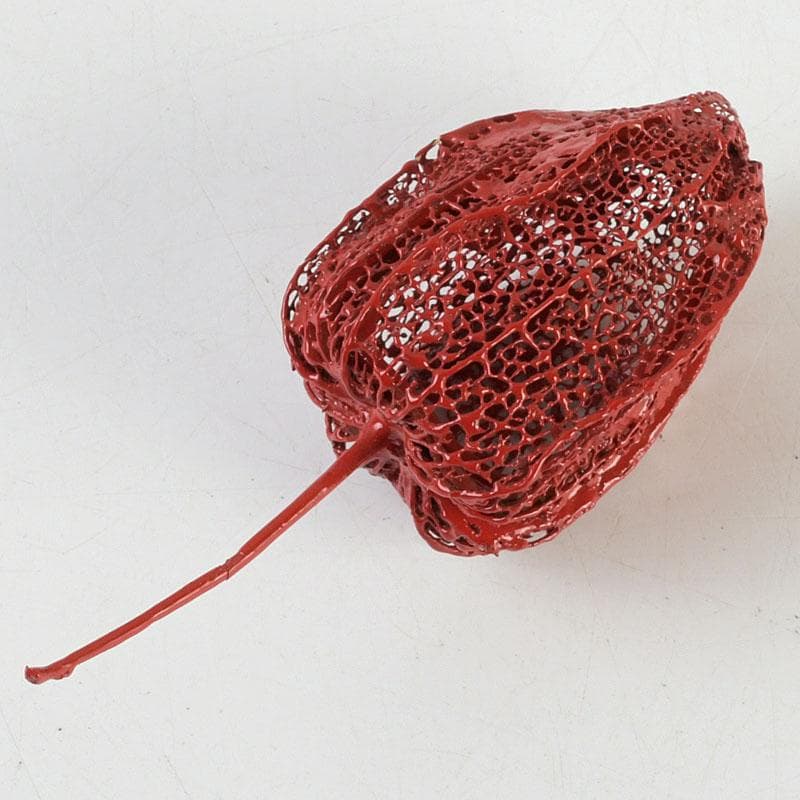 茶道具　乾漆　透かし鬼灯　香合　漆塗箱　V　9344