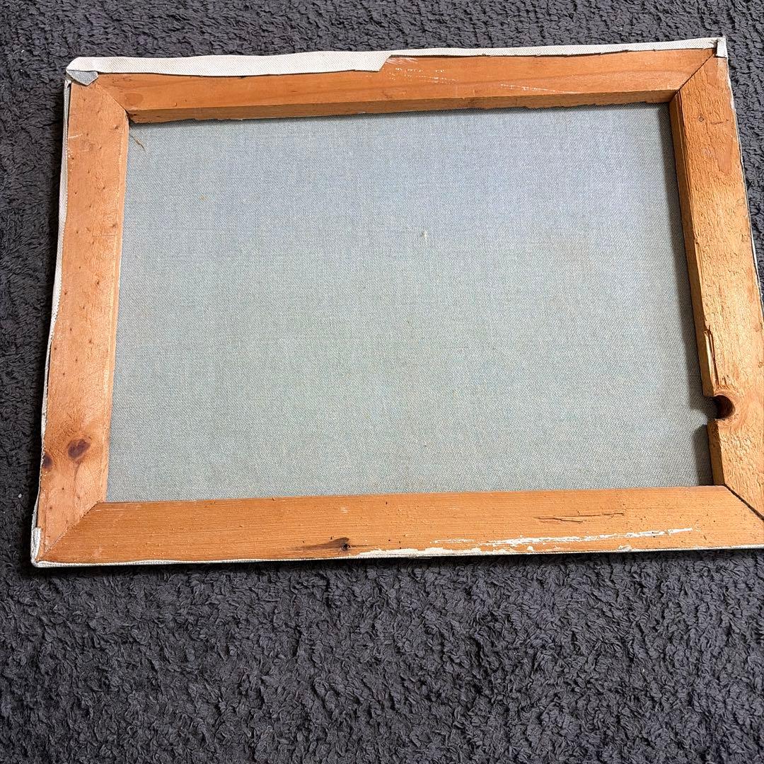 風景画 油彩画 サインあり