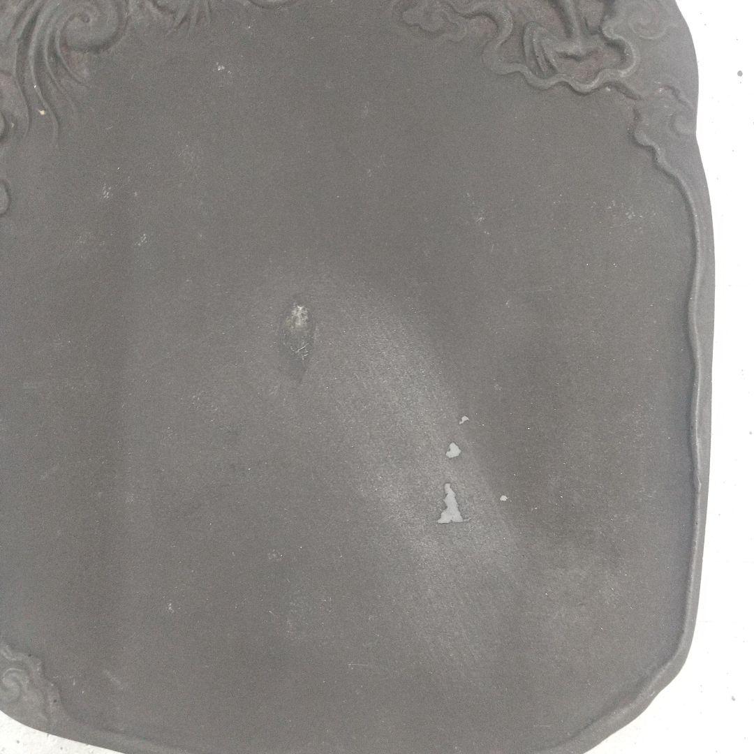 硯　彫刻入　龍　昭和レトロ