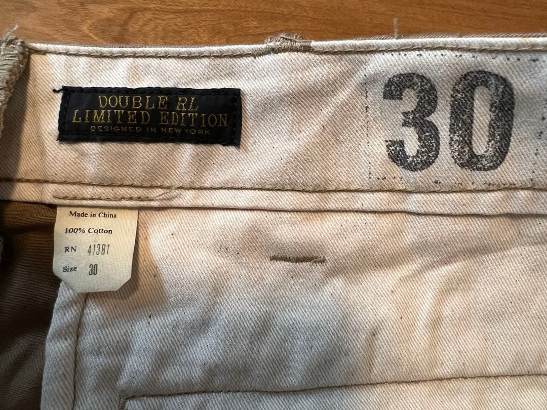 【超美品】RRL(ダブルアールエル) リミテッドエディション チノパン