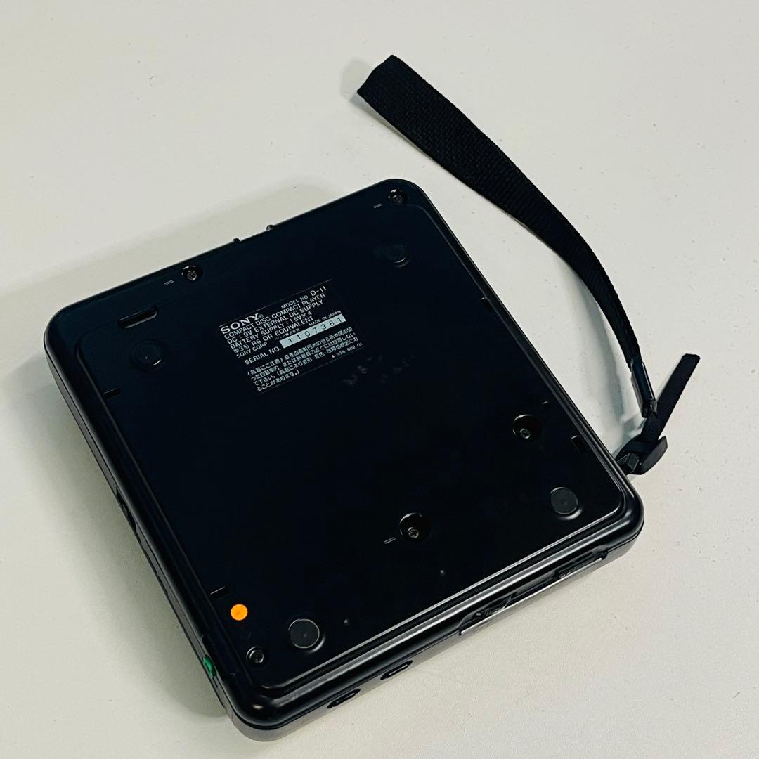 【動作確認済】SONY Discman D-11 ポータブルCDプレイヤー