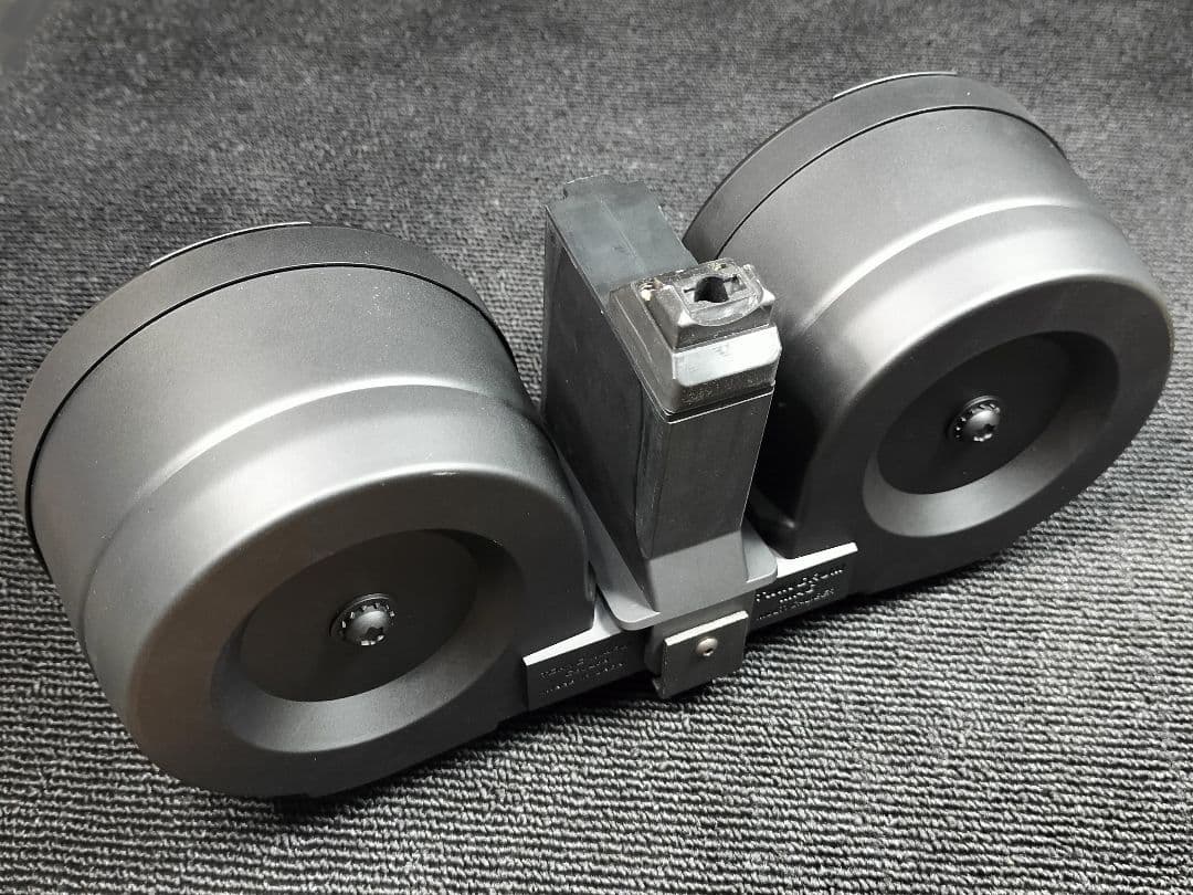 受注生産トレポン用カスタムマガジン ツインドラム 1200連 電動ドラム PTW