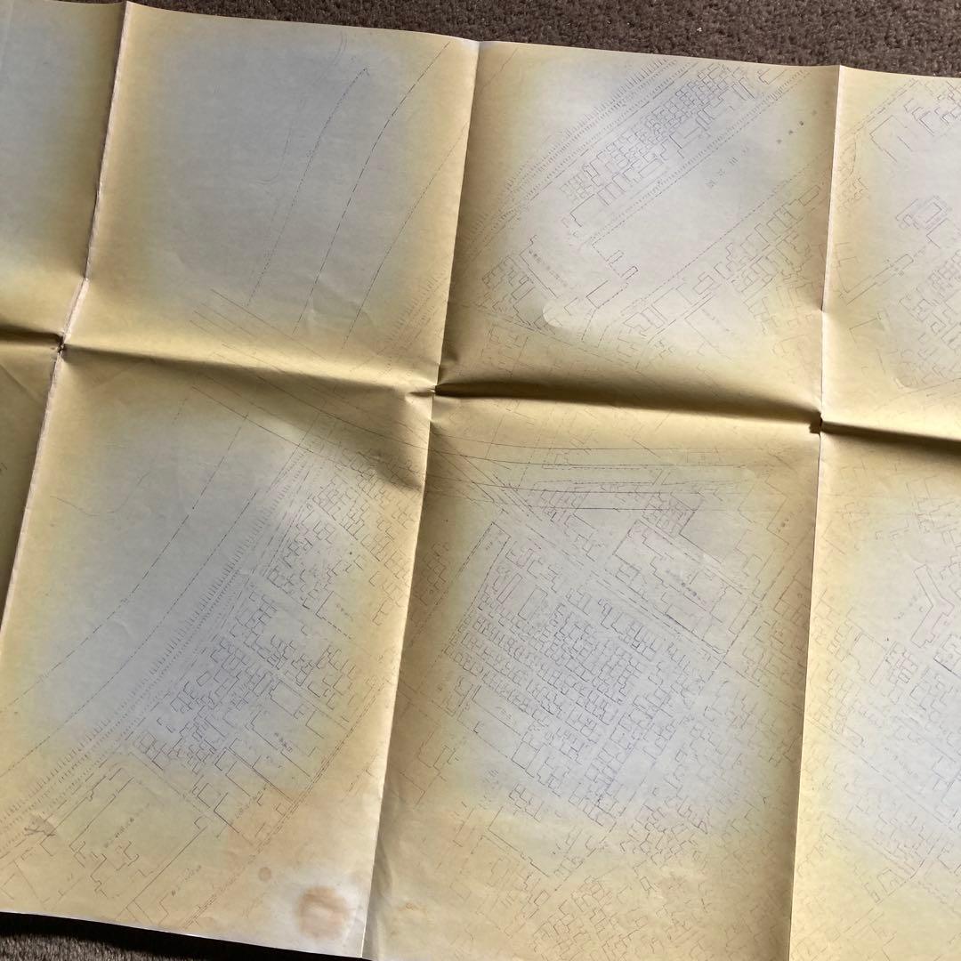 非売品 鉄道マニアック収集品 戸田市 新幹線と通勤新路のための測量図