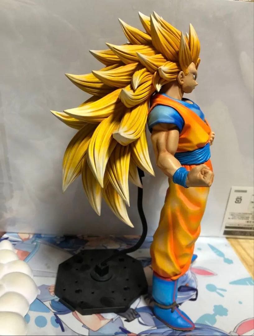 ドラゴンボール 孫悟空 スーパーサイヤ人3 フィギュア フルリペイント 改造