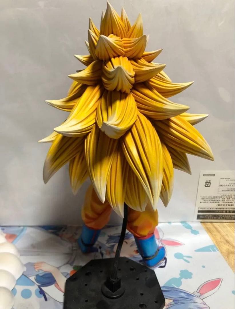 ドラゴンボール 孫悟空 スーパーサイヤ人3 フィギュア フルリペイント 改造