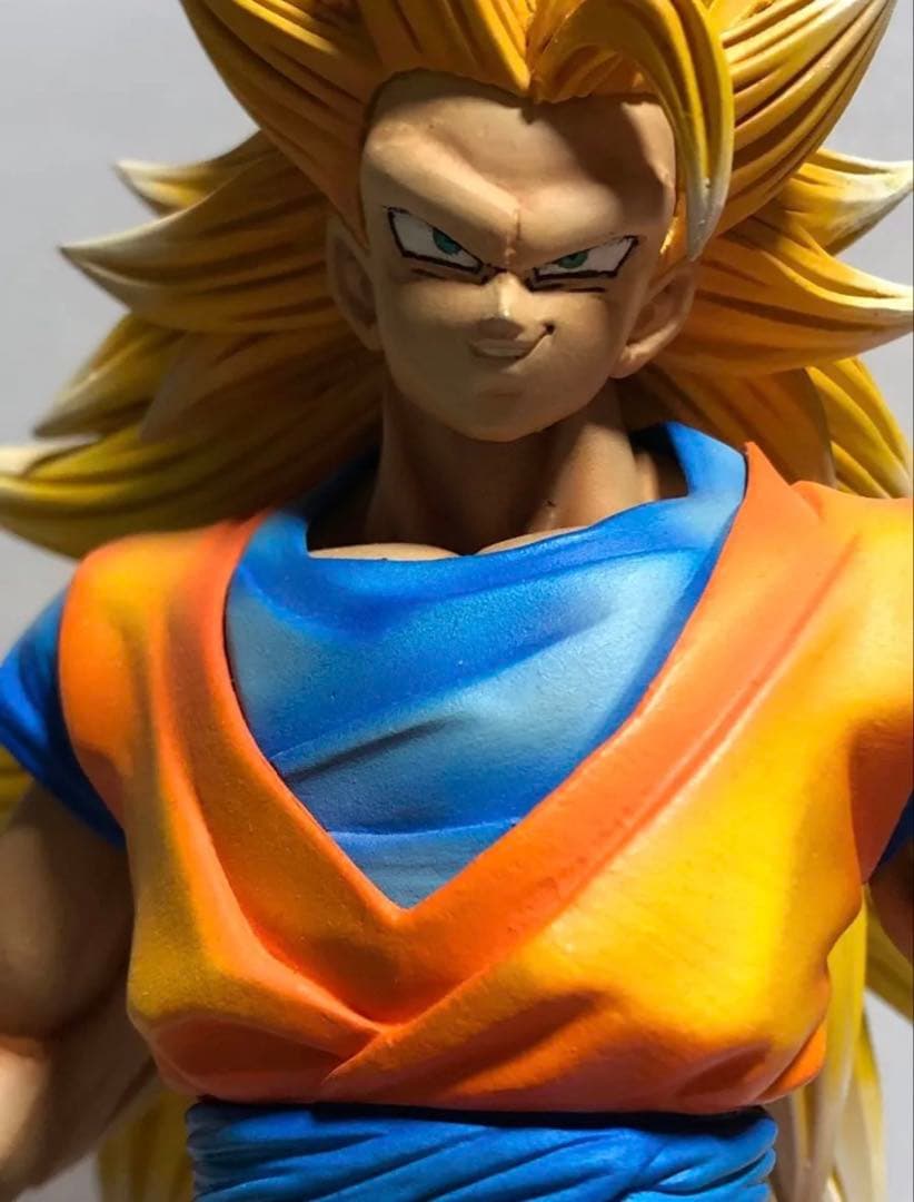 ドラゴンボール 孫悟空 スーパーサイヤ人3 フィギュア フルリペイント 改造
