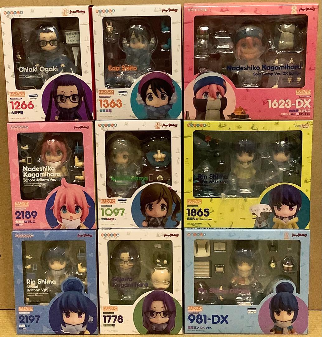 【ごま】新品 ねんどろいど　ゆるキャン△　野クルメンバーの9体セット