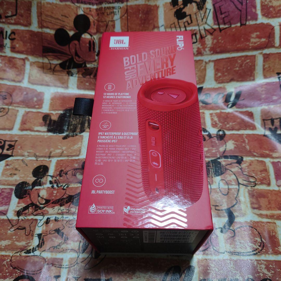 JBL ワイヤレススピーカー　JBLFLIP6RED レッド