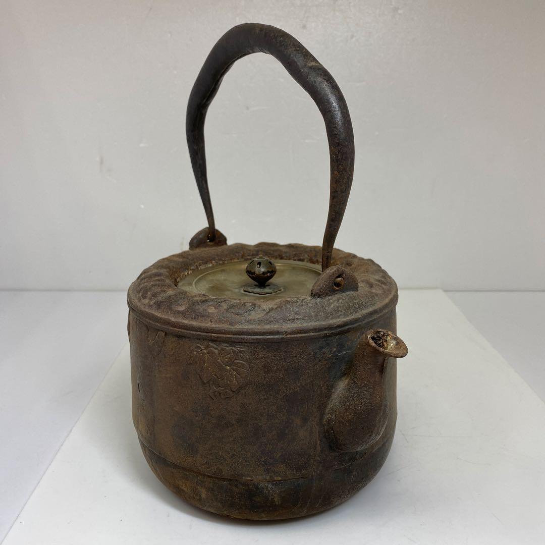 金龍堂　鳥の図鉄瓶　2646g トコニコ　東さ7-0404☆2F