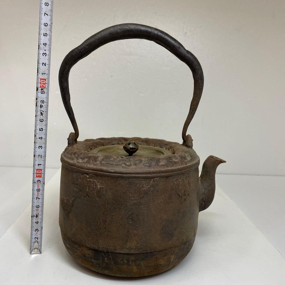 金龍堂　鳥の図鉄瓶　2646g トコニコ　東さ7-0404☆2F