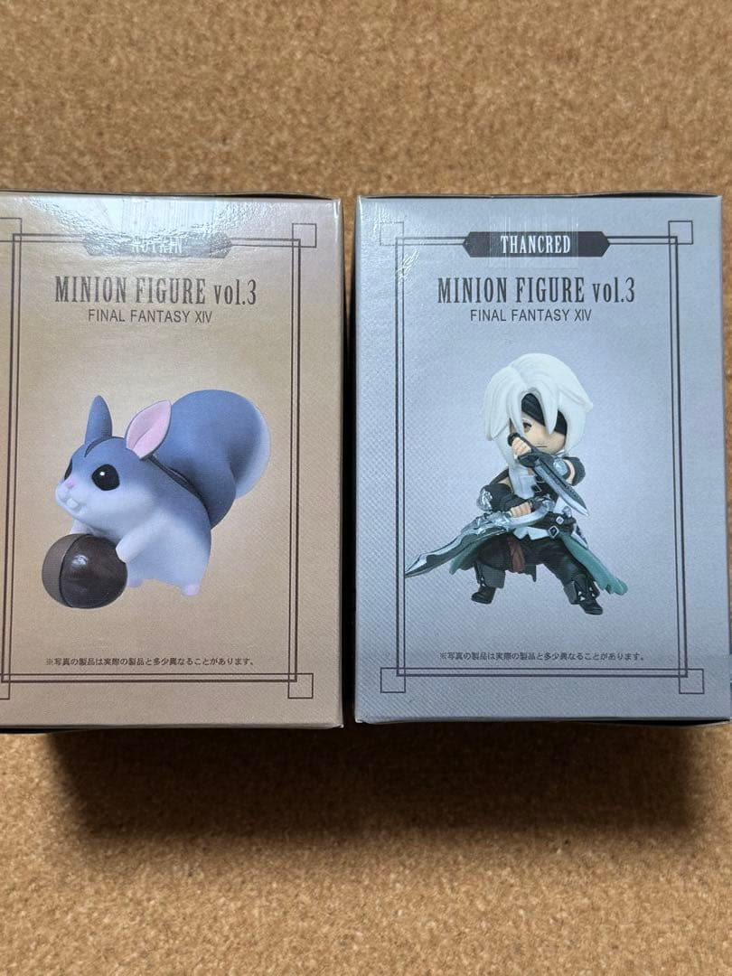 未開封】FF14 ミニオンフィギュア vol.3 サンクレット&ナッツイーター