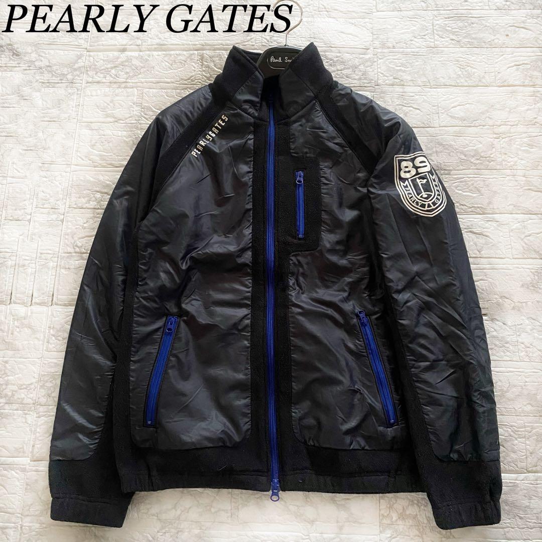 パーリーゲイツ　ジャケット　ブルゾン　ボア　フリース　POLARTECH 黒　2