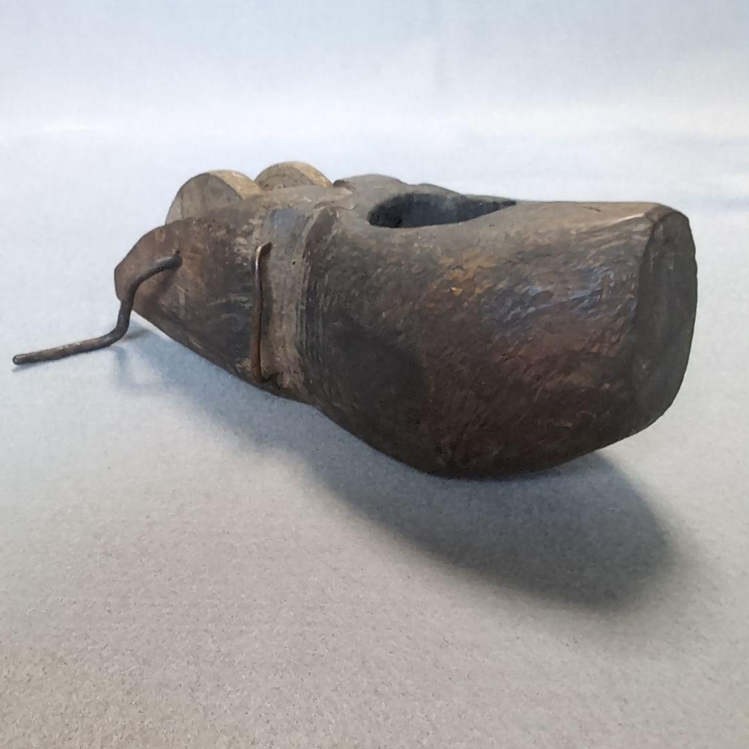 李朝 木製 墨壺 李朝墨壺 李朝木工品 李朝家具　木工品　ネズミ型墨壺