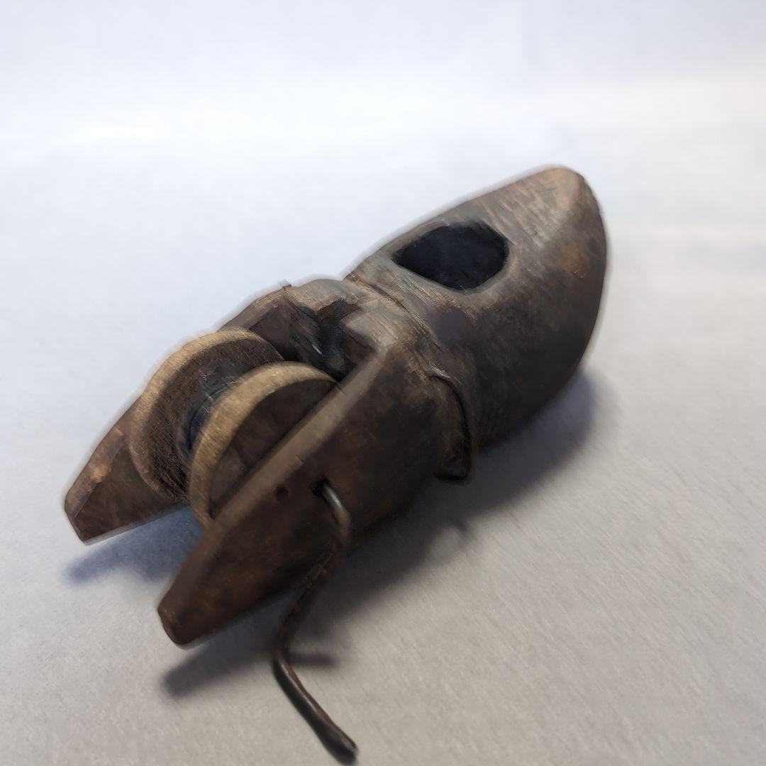 李朝 木製 墨壺 李朝墨壺 李朝木工品 李朝家具　木工品　ネズミ型墨壺
