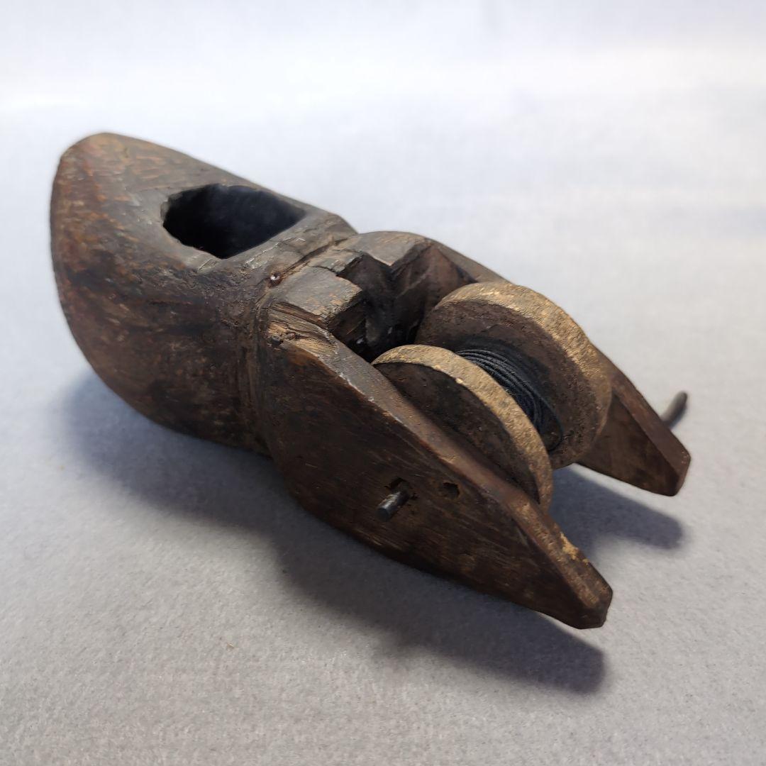 李朝 木製 墨壺 李朝墨壺 李朝木工品 李朝家具　木工品　ネズミ型墨壺