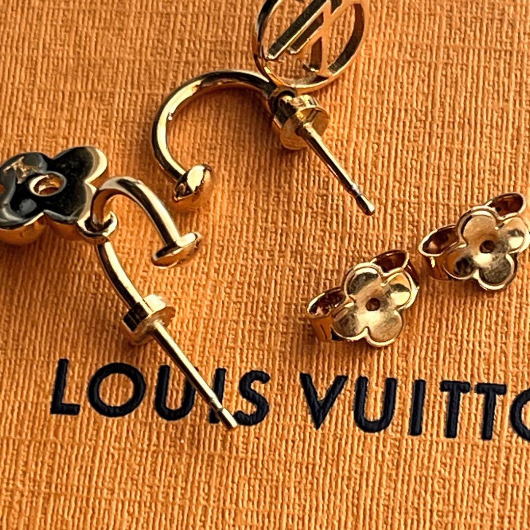 美品✨ルイヴィトン ブックルドレイユ ブルーミング ピアス M64859