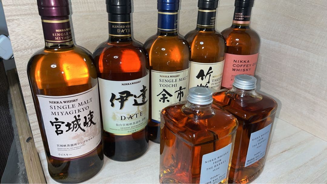 NIKKA シングルモルトウイスキー 7本セット