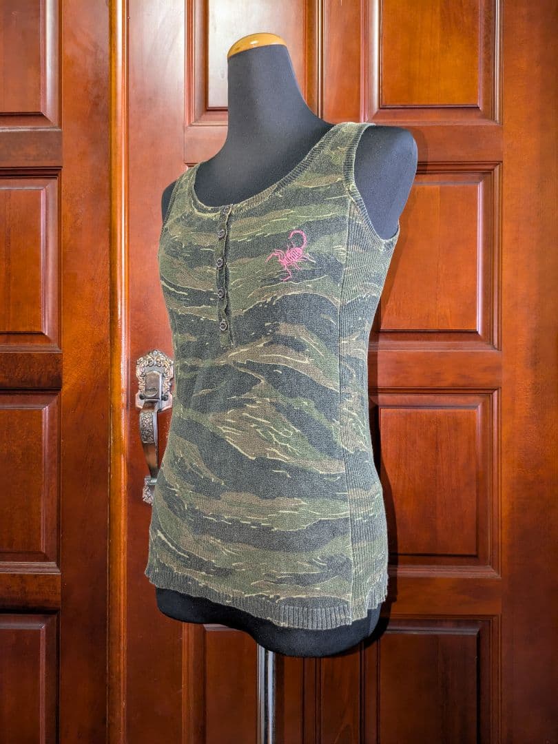 希少✨️ヒステリックグラマー 迷彩タンクトップ