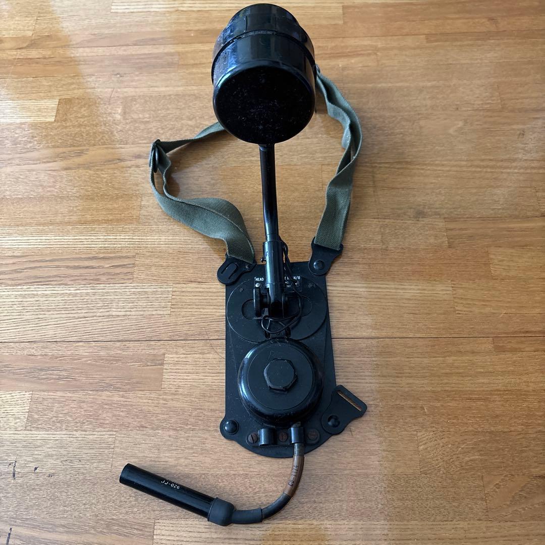 米海軍通信機器　受話器　無電池電話送話部