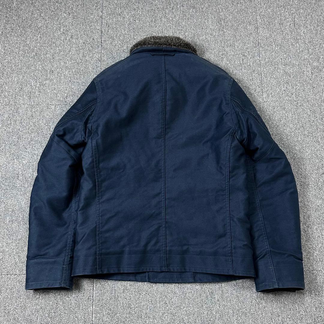 BLUEBLUE デッキジャケット ブルーブルー 裏地 ファー N-1